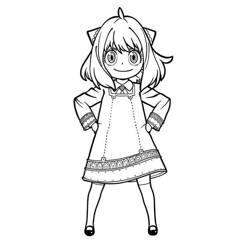How To Draw Anya Forger .